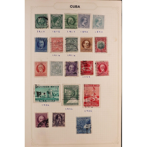 175 - WORLD COLLECTION 19th Century to 1940's mint & used stamps in three small albums, we see Abyssinia t... 