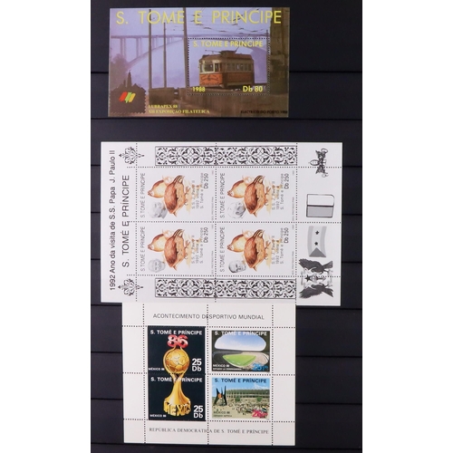 176 - WORLD IN TWO CARTONS includes Egypt 1950's-1970's fdc's, St Thomas & Prince Is 1980's-1990's collect... 