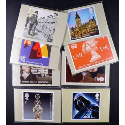 1788 - GB.ELIZABETH II PHQ CARDS 1985-2016 comprehensive unused all different collection in eight albums an... 