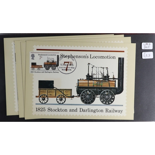 1789 - GB.ELIZABETH II PHQ CARDS Includes 1973 Parliament (x3) unused, 1974 Fire Engine (x2, one used), 197... 