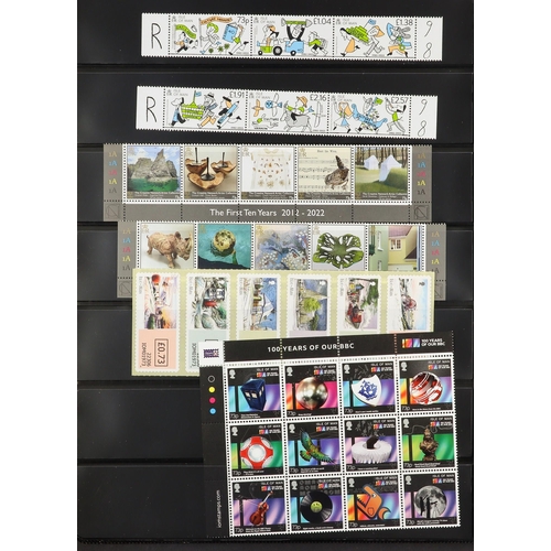 1798 - GB.ISLANDS ISLE OF MAN 2015-2023 COMPREHENSIVE NEVER HINGED MINT COLLECTION on stock pages, se-tenan... 