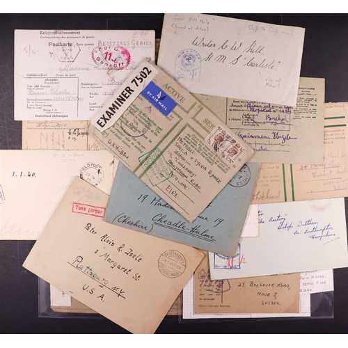 182 - MILITARY SERVICE COVERS. Small collection of covers which includes Maritime, Army, P.O.W  and Airgra... 