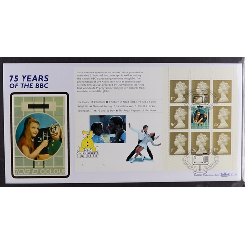 1840 - GB.FIRST DAY COVERS 1902-2000 COLLECTION in sixteen albums, includes better cancels such as 1902 ½d ... 