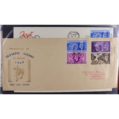 1840 - GB.FIRST DAY COVERS 1902-2000 COLLECTION in sixteen albums, includes better cancels such as 1902 ½d ... 