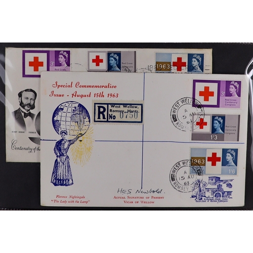 1840 - GB.FIRST DAY COVERS 1902-2000 COLLECTION in sixteen albums, includes better cancels such as 1902 ½d ... 