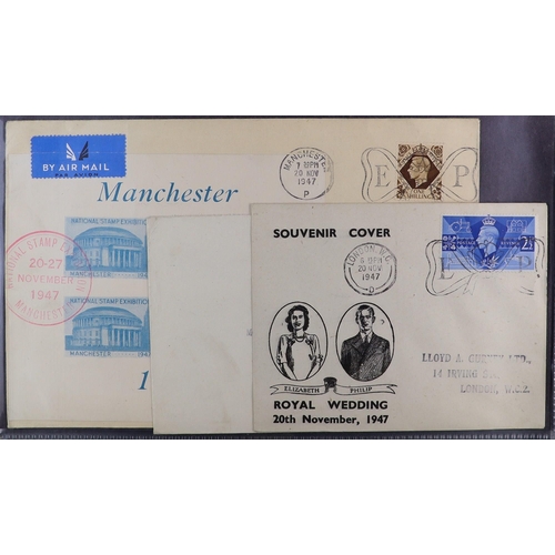 1840 - GB.FIRST DAY COVERS 1902-2000 COLLECTION in sixteen albums, includes better cancels such as 1902 ½d ... 