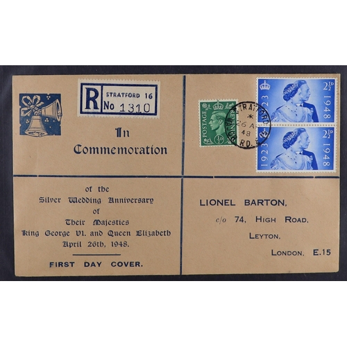 1840 - GB.FIRST DAY COVERS 1902-2000 COLLECTION in sixteen albums, includes better cancels such as 1902 ½d ... 