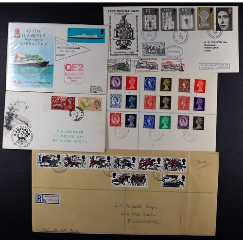 1841 - GB.FIRST DAY COVERS 1953 - 1970 collection of FDCs, commemorative, souvenir and regular covers. Incl... 