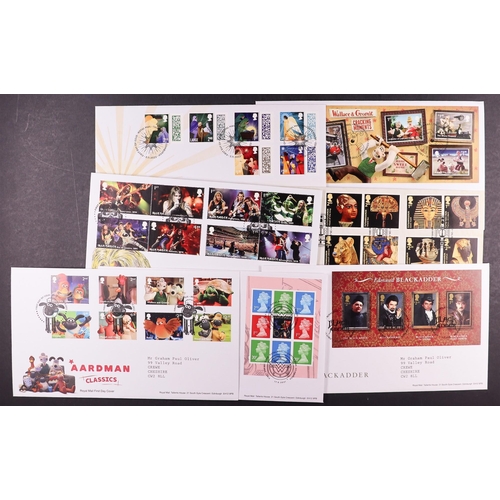 1842 - GB.FIRST DAY COVERS 1960's-2022 HOARD in fifteen albums & loose in boxes, includes commems, mini-she... 