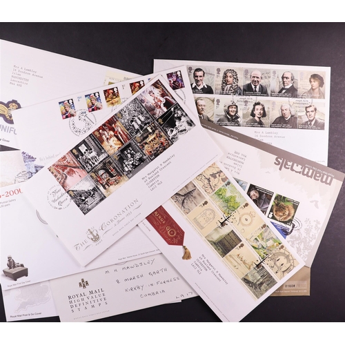 1842 - GB.FIRST DAY COVERS 1960's-2022 HOARD in fifteen albums & loose in boxes, includes commems, mini-she... 