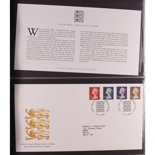 1842 - GB.FIRST DAY COVERS 1960's-2022 HOARD in fifteen albums & loose in boxes, includes commems, mini-she... 