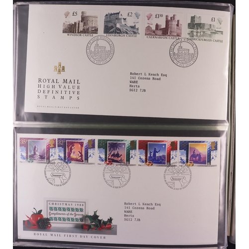 1842 - GB.FIRST DAY COVERS 1960's-2022 HOARD in fifteen albums & loose in boxes, includes commems, mini-she... 