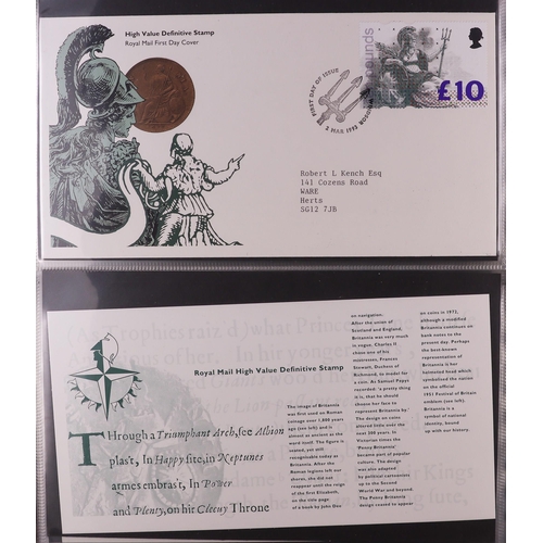 1842 - GB.FIRST DAY COVERS 1960's-2022 HOARD in fifteen albums & loose in boxes, includes commems, mini-she... 