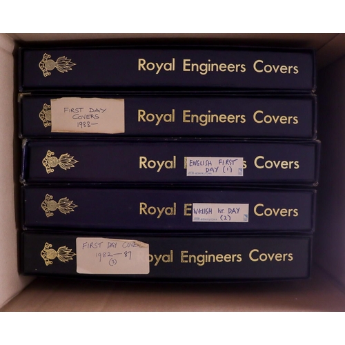 1843 - GB.FIRST DAY COVERS 1967-2015 COLLECTION in seven albums & loose. Plus British Forces & Corps of Roy... 