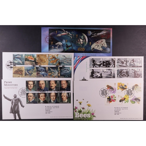 1846 - GB.FIRST DAY COVERS 1978-2018 COMPREHENSIVE COLLECTION of illustrated fdc's in box, seems to be virt... 