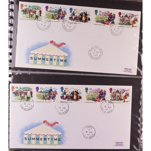 1847 - GB.FIRST DAY COVERS 1983 - 1995 with better CDS and Prestige booklet panes. Includes  1988 Linnean (... 