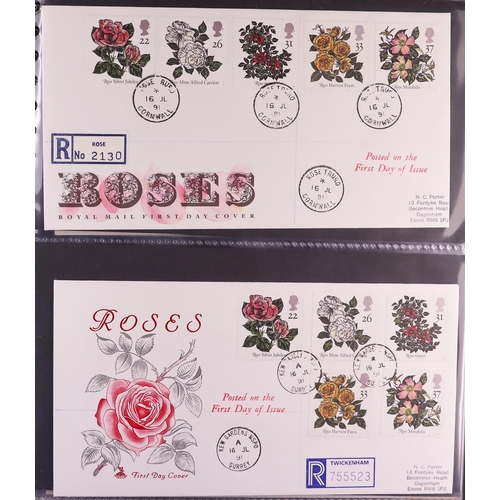 1847 - GB.FIRST DAY COVERS 1983 - 1995 with better CDS and Prestige booklet panes. Includes  1988 Linnean (... 