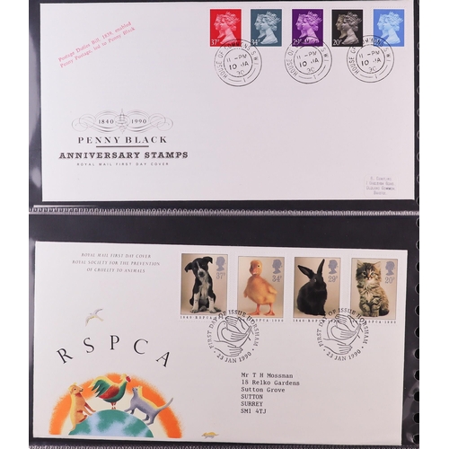 1847 - GB.FIRST DAY COVERS 1983 - 1995 with better CDS and Prestige booklet panes. Includes  1988 Linnean (... 