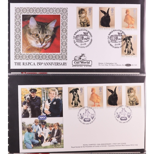 1847 - GB.FIRST DAY COVERS 1983 - 1995 with better CDS and Prestige booklet panes. Includes  1988 Linnean (... 