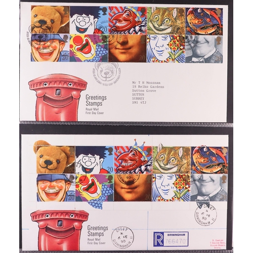 1847 - GB.FIRST DAY COVERS 1983 - 1995 with better CDS and Prestige booklet panes. Includes  1988 Linnean (... 