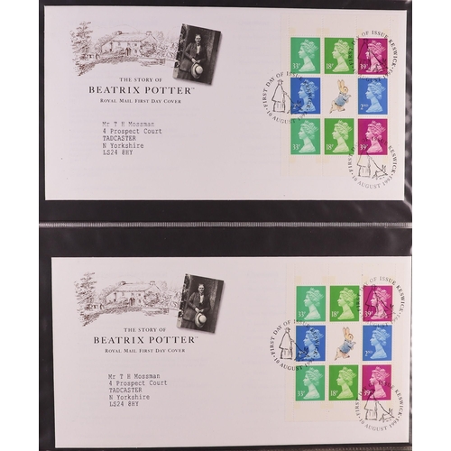 1847 - GB.FIRST DAY COVERS 1983 - 1995 with better CDS and Prestige booklet panes. Includes  1988 Linnean (... 