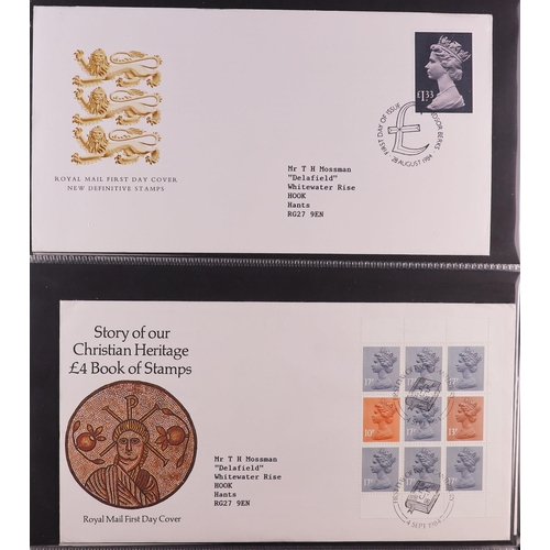 1847 - GB.FIRST DAY COVERS 1983 - 1995 with better CDS and Prestige booklet panes. Includes  1988 Linnean (... 