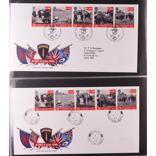 1847 - GB.FIRST DAY COVERS 1983 - 1995 with better CDS and Prestige booklet panes. Includes  1988 Linnean (... 