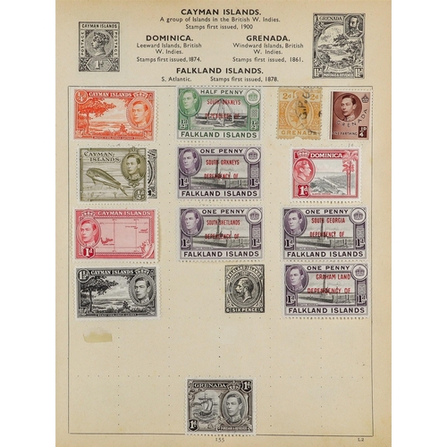 187 - CONSIGNMENT in old box, includes Great Britain 1980's-1990's fdc's in four albums, two world collect... 