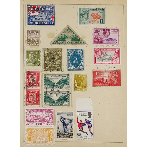 187 - CONSIGNMENT in old box, includes Great Britain 1980's-1990's fdc's in four albums, two world collect... 