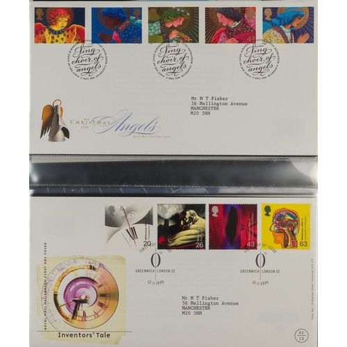 187 - CONSIGNMENT in old box, includes Great Britain 1980's-1990's fdc's in four albums, two world collect... 