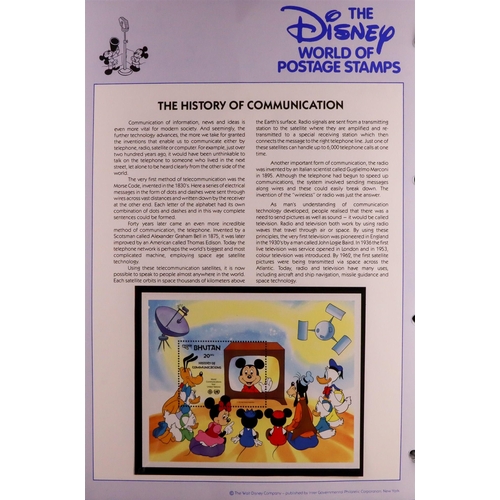 188 - DISNEY 1980's-1992 world collection in two special hingeless albums, all different never hinged mint... 