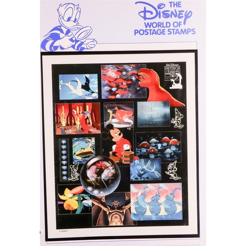 188 - DISNEY 1980's-1992 world collection in two special hingeless albums, all different never hinged mint... 