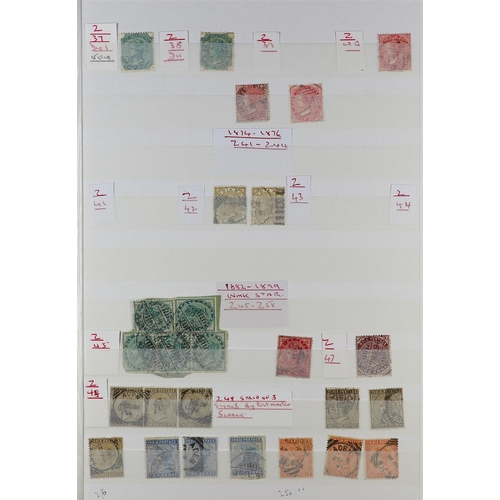 195 - ADEN 1850's - 1950's STAMPS & COVERS, CAT £11,000+. A collection with duplication includes much Indi... 