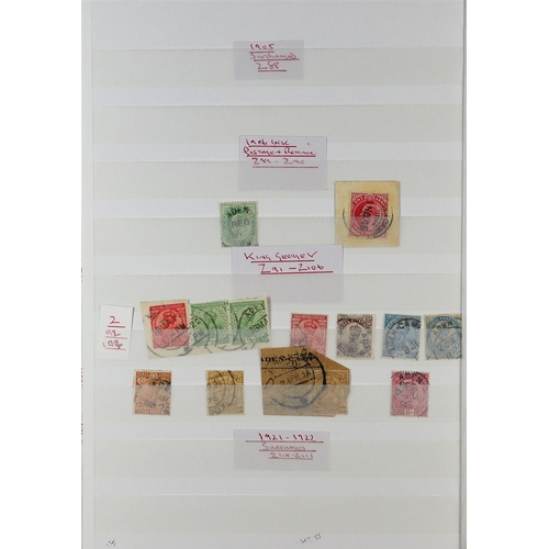 195 - ADEN 1850's - 1950's STAMPS & COVERS, CAT £11,000+. A collection with duplication includes much Indi... 