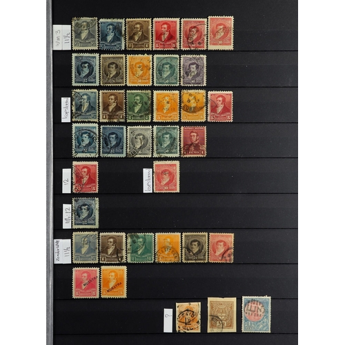 209 - ARGENTINA 1860's - 2000's COLLECTION of around 1200 mint & used stamps in stock book, 19th Century w... 