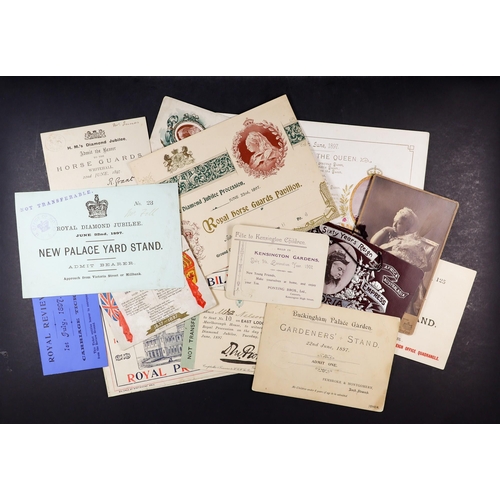 21 - ROYALTY - QUEEN VICTORIA a fascinating and unusual collection of ephemera largely relating to the 18... 