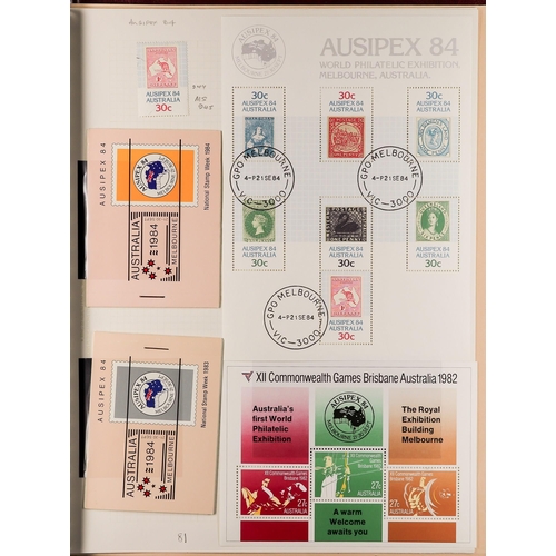 240 - AUSTRALIA 1937 - 1985 USED COLLECTION in album incl. 1937 Robes to both £1 papers, 1948 high values ... 