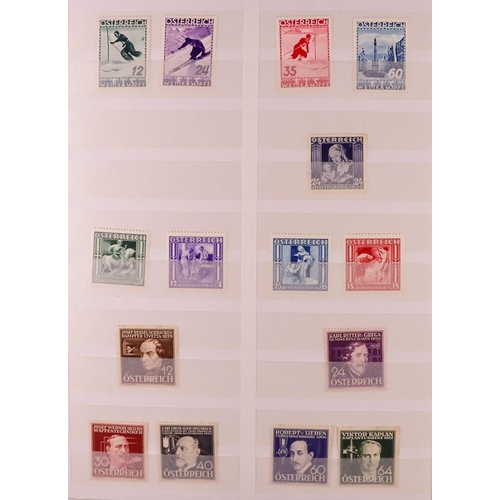 251 - AUSTRIA 1850-1980's COLLECTION in five albums & stockbooks, mint (many never hinged) & used, include... 