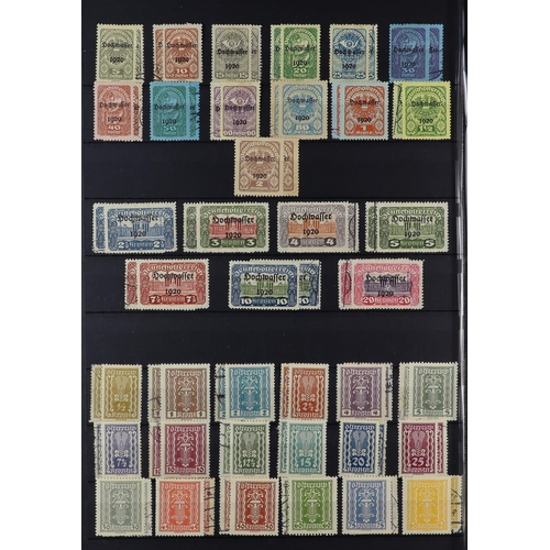 252 - AUSTRIA 1850-1987 COLLECTION in two stockbooks, includes 1850-54 & 1858-59 basic sets used, 1860-61 ... 