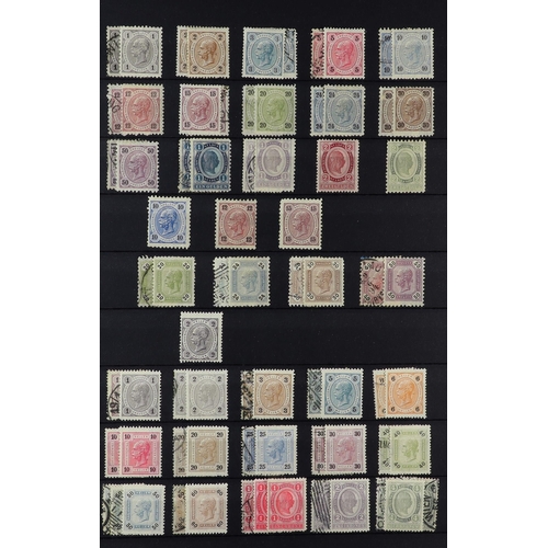 252 - AUSTRIA 1850-1987 COLLECTION in two stockbooks, includes 1850-54 & 1858-59 basic sets used, 1860-61 ... 