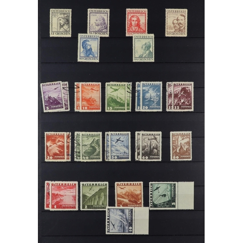 252 - AUSTRIA 1850-1987 COLLECTION in two stockbooks, includes 1850-54 & 1858-59 basic sets used, 1860-61 ... 