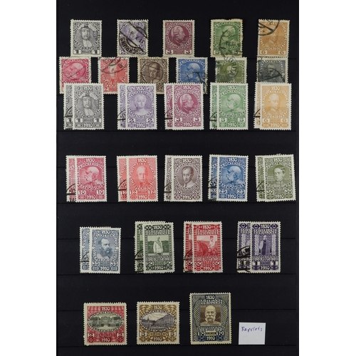 252 - AUSTRIA 1850-1987 COLLECTION in two stockbooks, includes 1850-54 & 1858-59 basic sets used, 1860-61 ... 