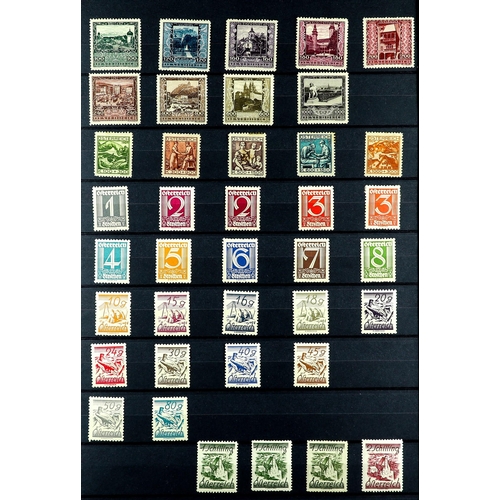 253 - AUSTRIA 1914 - 1937 MINT COLLECTION in a quality stock book, of chiefly sets, note 1922 Musicians pe... 