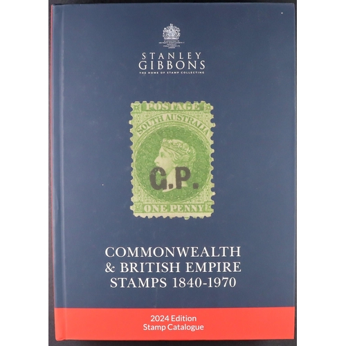 26 - STANLEY GIBBONS 2024 COMMONWEALTH & BRITISH EMPIRE STAMPS 1840-1970 catalogue, very fine. Lot 26 (M)... 