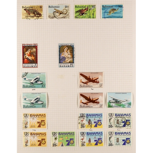 269 - BAHAMAS 1953 - 1994 MINT + USED 'COMPANION' COLLECTION of both mint & used examples of each stamp, i... 