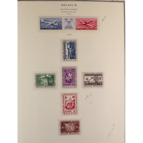 286 - BELGIUM 1849-1982 COMPREHENSIVE COLLECTION in Speciality album, mint (many never hinged) & used, inc... 