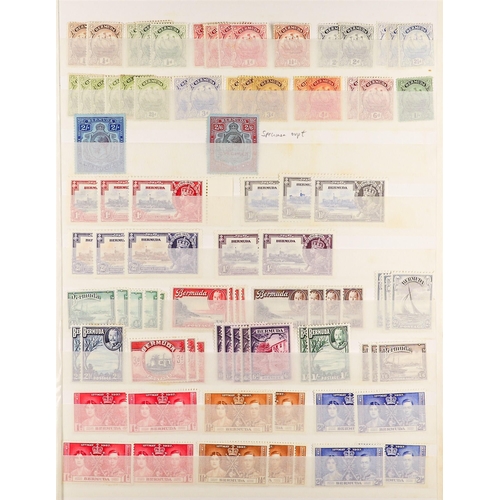 305 - BERMUDA 1906 - 1949 MINT COLLECTION with some duplication on protective pages, note 1918-22 Key type... 