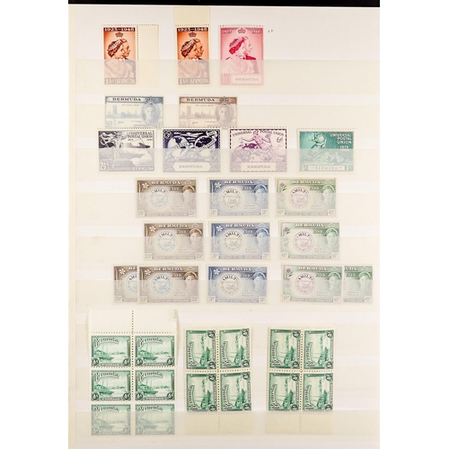 305 - BERMUDA 1906 - 1949 MINT COLLECTION with some duplication on protective pages, note 1918-22 Key type... 