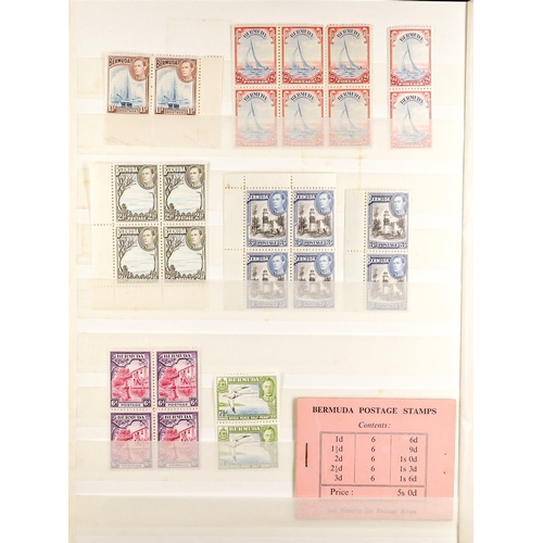 305 - BERMUDA 1906 - 1949 MINT COLLECTION with some duplication on protective pages, note 1918-22 Key type... 