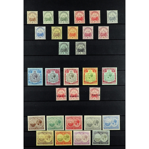 306 - BERMUDA 1910 - 1936 COMPREHENSIVE MINT COLLECTION on protective pages, note 1910-25 set with extra s... 